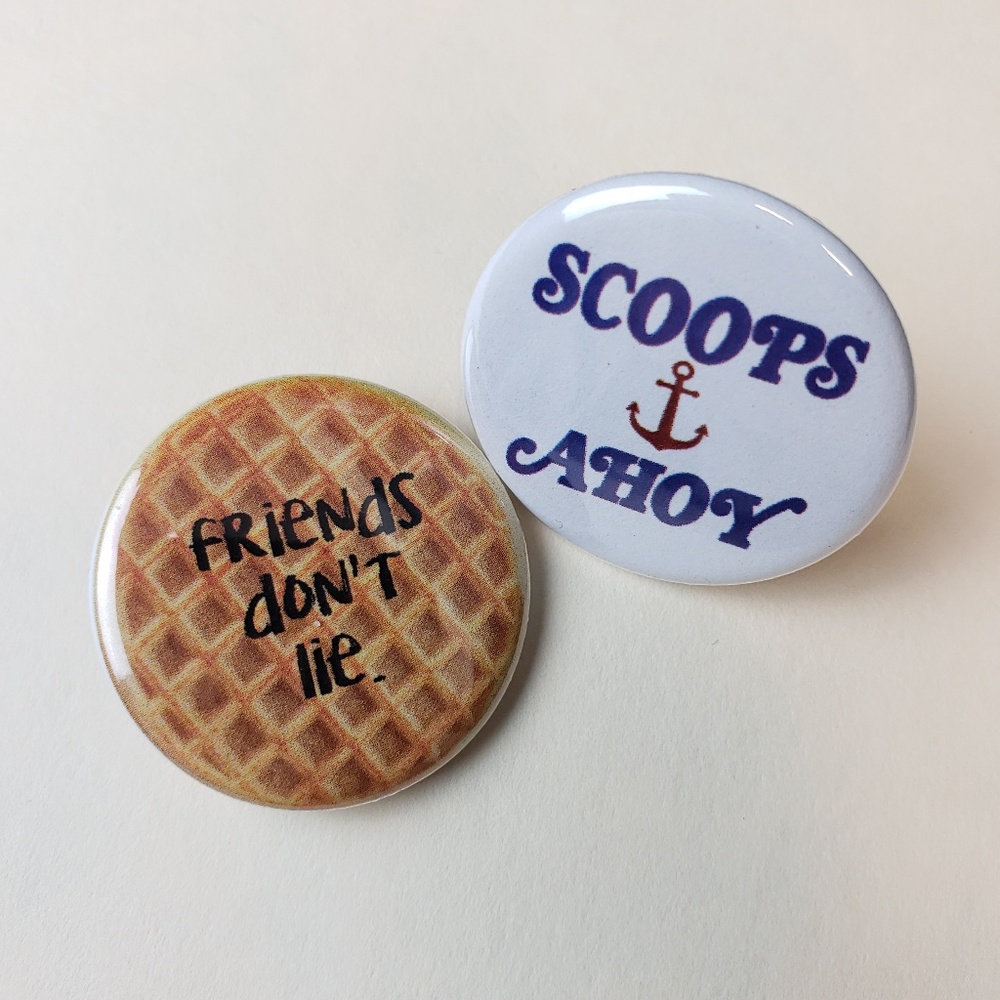 Stranger Things 1.25" Button Pin Set - Picture 1 of 2
